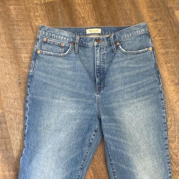 MADEWELL OLD SCHOOL STRAIGHT LEG 1%STRETCH CLASSIC STRAIGHT JEAN HI RISE SEXY! - Picture 8 of 15